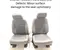 Ford USA F-150 LIGHTNING Crew Cab Pickup 2025 Juego del asiento - Imagen 1