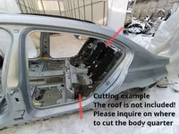 BMW 7 (G11, G12) 2016 Cuarto cuerpo del coche Left Rear