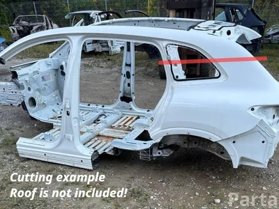Mercedes-Benz EQS SUV (X296) 2023 Kėbulo ketvirtis kairysis galinis - Nuotrauka 1