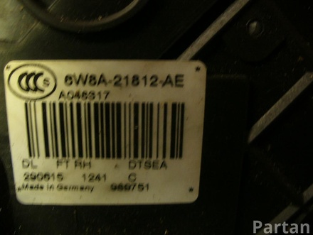 JAGUAR 6W8A-21812-AE / 6W8A21812AE XF (X250) 2010 Door Lock Right Front