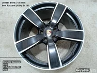 Porsche 9Y0.601.025.AQ / 9Y0601025AQ Cayenne 9Y0 9Y3 2019 Alloy wheels R22 5X130 EJ 11.5