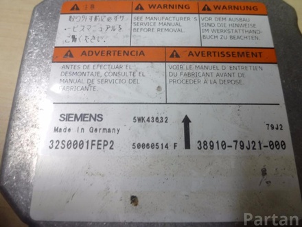 SUZUKI 3891079J21000, 38910-79J21-000 / 3891079J21000, 3891079J21000 SX4 (EY, GY) 2007 Air bag control module