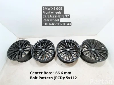 BMW 9882610BLA, 9882611BLA, 8090013, 8090014 X5 (G05) 2020 Легкосплавные диски 5x112  R22 EJ 9.5 EJ 10.5 - Изображение 1