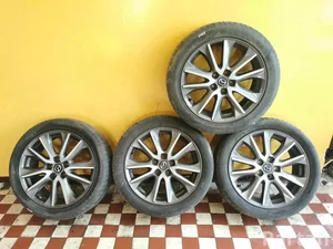 Original (gebraucht) Mazda 9965277080 CX-3 (DK) 2016 Alufelgen-Satz R18 EJ 7.0