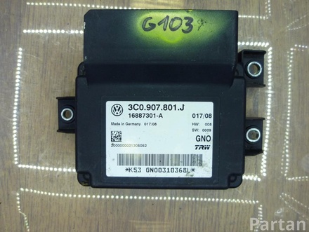 VW 3C0 907 801 J / 3C0907801J PASSAT (3C2) 2008 Control unit electromechanical parking brake -epb-