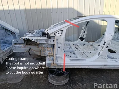 Mercedes-Benz A2976260700, A2976372700, A2976223100, A2976220300, A2976227100 EQS (V297) 2022 Karosserie viertel vorne links - Bild 1