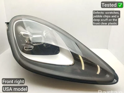 Porsche 9Y0.941.034.AA, 1EX014.439-64, 7P5.941.572.AG, 80A907399A / 9Y0941034AA, 1EX01443964, 7P5941572AG, 80A907399A Cayenne 9Y0 9Y3 2021 Phare USA - Image 1