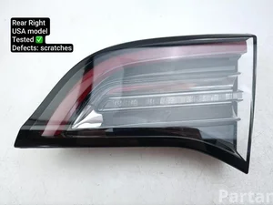 Tesla MODEL 3 2018 Lampy tylne USA z prawej