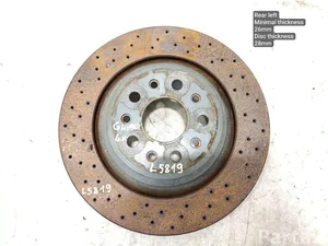 Maserati 6622017DR GHIBLI (M157) 2015 Brake Disc Left Rear