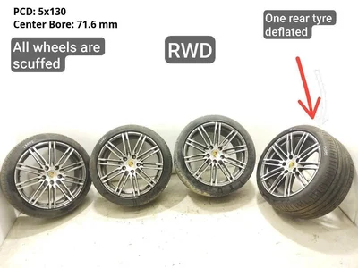 Porsche 97036219202, 97036217807 PANAMERA (970) 2015 Aliuminio ratlankiai komplektas R20 5X130 EJ 9.5 EJ 11 - Paveiksliukas 1