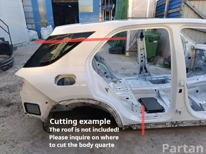 Mercedes-Benz A1676106600, A1676113800, A1676364400, 167646020C GLE (W167) (2019 ...) 2022 Quart de corps Right Rear