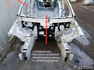 Mercedes-Benz A2966203600, A2966260600, 2966224200, A2966305800, 2966261600 EQS SUV (X296) 2023 Kėbulo ketvirtis dešinė priekis