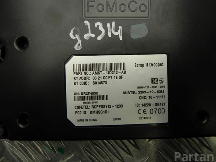 FORD AM5T-14D212-AD / AM5T14D212AD C-MAX II (DXA/CB7, DXA/CEU) 2014 Interface box (control unit 'bluetooth')