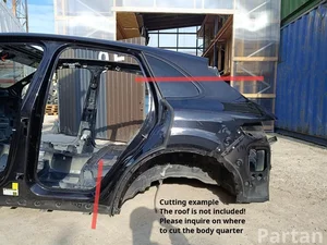 Porsche 4M0803141D, 4M0.805.870A / 4M0803141D, 4M0805870A Cayenne 9Y0 9Y3 2019 ćwiartka samochodowa z tyłu z lewej
