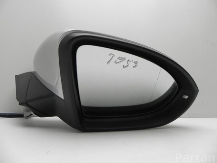 VW E1 021277, A046314 / E1021277, A046314 GOLF VII (5G1, BQ1, BE1, BE2) 2014 Outside Mirror Right adjustment electric Turn signal Suround light Manually folding Heated