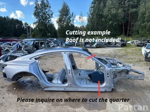 Audi 9J1801880, 9J1805102, 9J1805116, 9J1.803.452A, 9J1.805.748, 9J1.803.106.A / 9J1801880, 9J1805102, 9J1805116, 9J1803452A, 9J1805748, 9J1803106A E-TRON GT sedan (F83, F8P) 2024 ćwiartka samochodowa z przodu po prawej