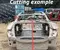 Porsche Taycan 2021 Cuarto cuerpo del coche Left Rear - Imagen 2
