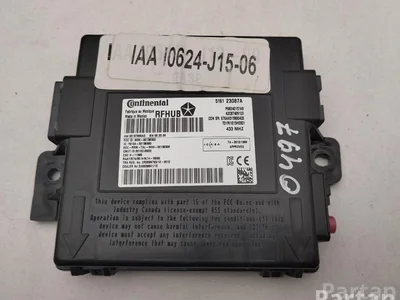 Dodge 68240157AB DURANGO (WD) 2015 Unité de contrôle pour l'accès et l'autorisation de démarrage (kessy) - Image 1