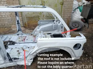 Jeep Wrangler JL 2021 Kėbulo ketvirtis kairysis galinis