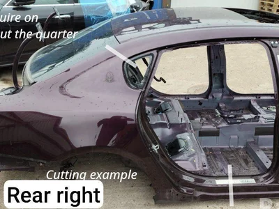 Maserati QUATTROPORTE VI 2014 Quart de corps Right Rear - Image 1