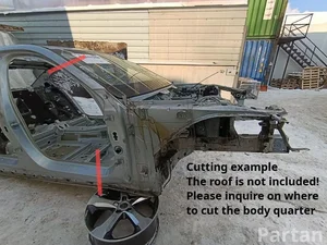 BMW 7335364, 7335364-13, 735936, / 7335364, 733536413, 735936 7 (G11, G12) 2016 ćwiartka samochodowa z przodu po prawej