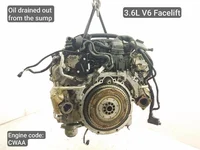 Porsche CWA, CWAA, MCW.AA / CWA, CWAA, MCWAA PANAMERA (970) 2015 Moteur complet