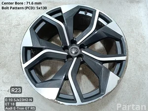 Audi 4M8601025BB, 4M86010225AG, 4M8601025AH, 4M8601025AF E-TRON GT sedan (F83, F8P) 2024 Felgi aluminiowe R23 ET18 5X130 EJ 10.5