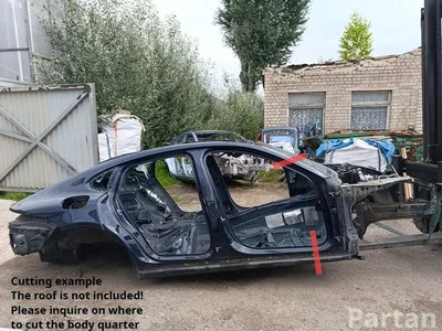 Porsche 971.805.102.A, 971.803.452 / 971805102A, 971803452 PANAMERA (971) 2017 Kėbulo ketvirtis dešinė priekis - Paveiksliukas 1