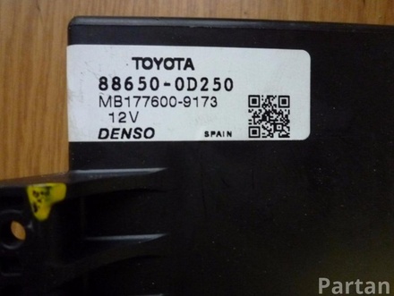 TOYOTA 88650-0D250 / 886500D250 YARIS (_P13_) 2011 Amplifier assy, air conditioner
