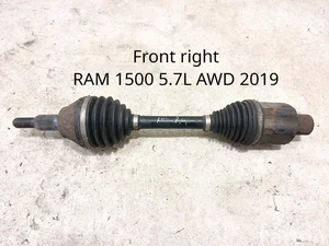 RAM 68259567AA, T4C11592A310 1500 Crew Cab Pickup (DT) 2019 Drive Shaft Right Front