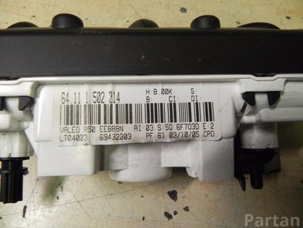 MINI 6411 1502214 / 64111502214 / 6411150221464111502214 MINI (R50, R53) 2005 Control Unit, air conditioning