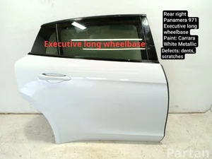 Porsche 43R00083 PANAMERA (971) 2018 Door Right Rear