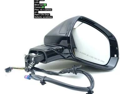 Bentley BENTAYGA 2017 Išorinis veidrodėlis dešinė Posūkio signalas Kamera Aklosios zonos įspėjimas - Paveiksliukas 1