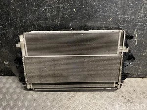 Volkswagen 7E0121253C, 7E0121207C TRANSPORTER VI komercinis (SGA, SGH) 2023 Radiatorius ( Aušinimo sistema) komplektas Radiatoriaus ventiliatorius Kondensatorius, oro kondicionierius