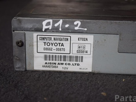 TOYOTA 08660-00870 / 0866000870 CELICA (_T23_) 2005 Control unit for navigation system