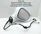 Chrysler 7CE24GW7AA Pacifica 2021 Outside Mirror Right Kamera Blind spot Warning Heated - Image 1