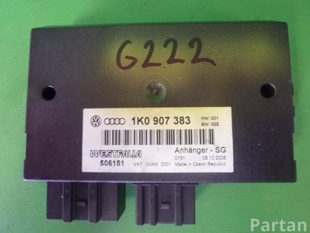 VW 1K0 907 383 / 1K0907383 PASSAT (3C2) 2007 Control unit for trailer detection