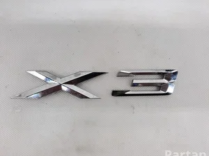 BMW X3 (F25) 2017 Insigne/emblème