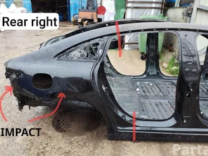 Mercedes-Benz EQE V295 2023 Body quarter Right Rear