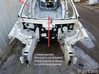 Mercedes-Benz A2966203600, A2966260600, 2966224200, A2966305800, 2966261600 EQS SUV (X296) 2023 Kėbulo ketvirtis dešinė priekis