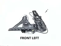 Jeep 68367059AC, 14953101, 57828A, 41471283, 41471283-04, 231828 / 68367059AC, 14953101, 57828A, 41471283, 4147128304, 231828 Wagoneer/ Wagoneer L WS 2023 Cerradura de puerta Left Front