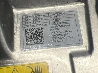 Polestar P6600190194, 6600190194 4 2025 Papildomas šildytuvas - Paveiksliukas 1