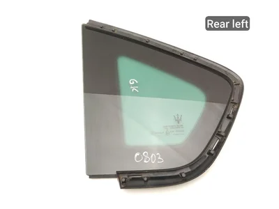 Maserati 06700333660 LEVANTE 2017 Vitré fixe de porte Left Rear - Image 1
