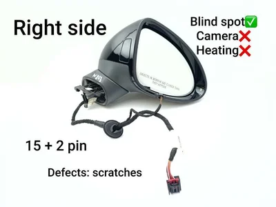 Porsche 7P5.858.500.BD, 7P5.971.469.BG / 7P5858500BD, 7P5971469BG CAYENNE (92A) 2016 Rétroviseur extérieur - Image 1