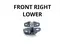 Jeep 852AB, 3072A Wagoneer/ Wagoneer L WS 2023 Bisagra de puerta Right Front - Imagen 1