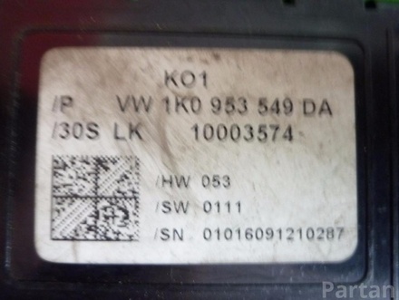 VOLKSWAGEN 1K0 953 549 DA / 1K0953549DA CADDY III Box (2KA, 2KH, 2CA, 2CH) 2005 Control unit for multifunction steering wheel