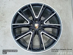 Porsche 971801025N PANAMERA (971) 2018 Felgi aluminiowe R21 5X130 ET69 EJ 11.5