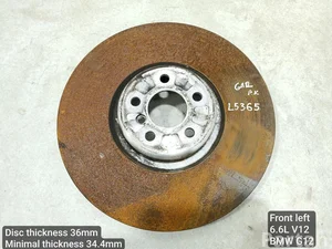 BMW 6887397 7 (G11, G12) 2018 Disque de frein Left Front