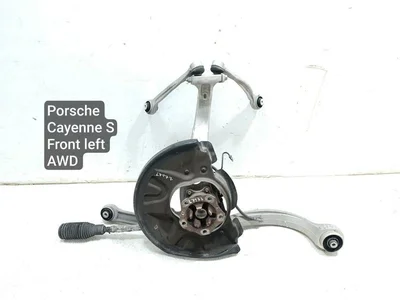 Porsche 9Y0407253A, 9Y0407241B, 4M0407505C, 4M0.407.155.D, 4M0.407.695.C, 4M0.407.695.C / 9Y0407253A, 9Y0407241B, 4M0407505C, 4M0407155D, 4M0407695C, 4M0407695C Cayenne 9Y0 9Y3 2019 Vorderer Radlagergehäuse komplett linke Seite - Bild 1
