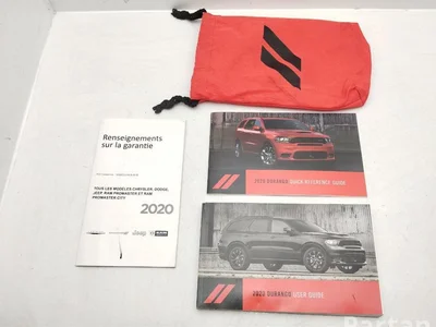 Dodge DURANGO (WD) 2020 Carnet d'entretien - Image 1